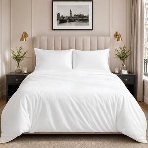 Ackly Bamboo - White Duvet Cover, Super King