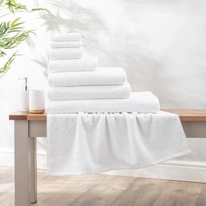 Super Soft Pure Cotton Towel White White