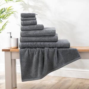 Super Soft Pure Cotton Towel Sterling Grey Grey
