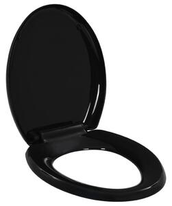 Soft-close Toilet Seat with Quick-release Design Black