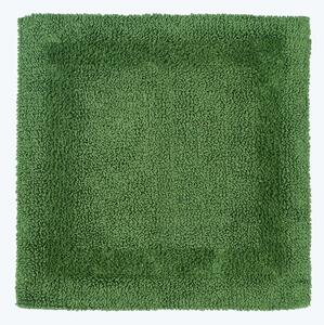 Homescapes Luxury Reversible Cotton Shower Mat - Bottle Green