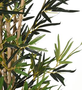 Artificial Bamboo Tree 552 Leaves 120 cm Green