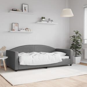Day Bed Dark Grey 90x190 cm Fabric
