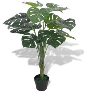 Artificial Monstera Plant with Pot 70 cm Green