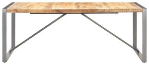 Dining Table 200x100x75 cm Solid Rough Mango Wood