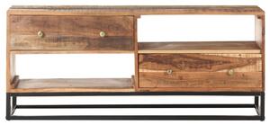 TV cabinet 120x30x50 cm Rough Acacia Wood