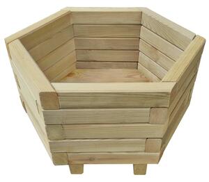 Two Piece Garden Raised Bed Set Impregnated Pinewood