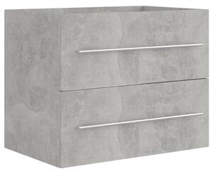 Sink Cabinet Concrete Grey 60x38.5x48 cm Engineered Wood
