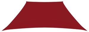 Sunshade Sail Oxford Fabric Trapezium 3/5x4 m Red