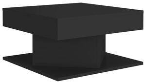Coffee Table Black 57x57x30 cm Engineered Wood