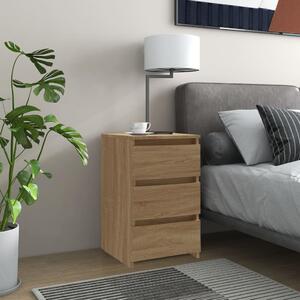 Bed Cabinets 2 pcs Sonoma Oak 40x35x62.5 cm Engineered Wood