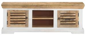 TV Cabinet 110x30x40 cm Solid Wood Mango