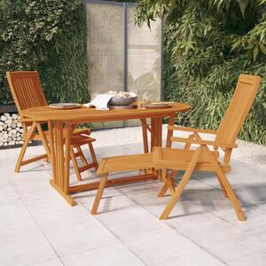 Garden Table 160x85x75 cm Solid Wood Eucalyptus