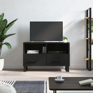 TV Cabinet Black 80x36x50 cm Engineered Wood