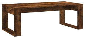 Coffee Table Smoked Oak 102x50x35 cm Engineered Wood