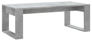 Coffee Table Concrete Grey 102x50x35 cm Engineered Wood