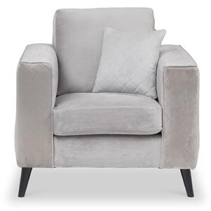 Swift Velvet Armchair | Chic Fabric Living Room Chair | Roseland