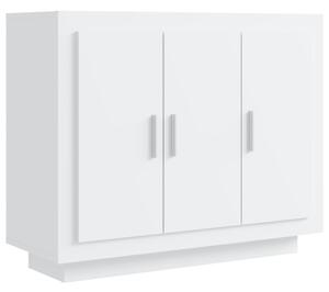 Sideboard High Gloss White 92x35x75 cm Engineered Wood