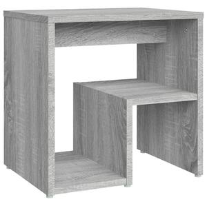 Bed Cabinet Grey Sonoma 40x30x40 cm Engineered Wood
