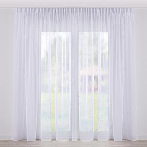 Pencil pleat voile/net curtain