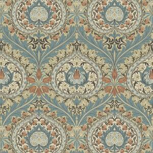 William Morris Eden Digitally Printed Fabric Azure