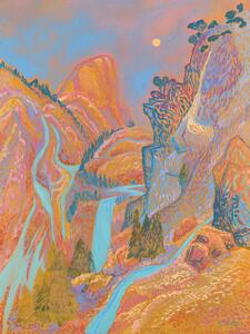 Illustration Colorfull rocks, Eleanor Baker, (30 x 40 cm)