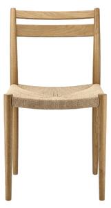 1898 Fridhem dining chair Papercord-laquered oak