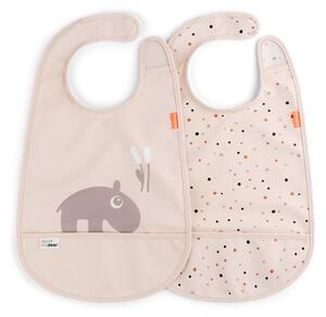 Done by deer Ozzo bibs with Velcro 2-pack Powder