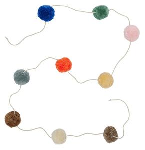 OYOY Pom Pom Garland 3 m Multi