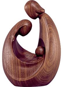 Holy Family Art-Deco-Walnut wood