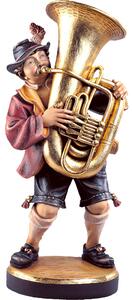 Musician with tuba