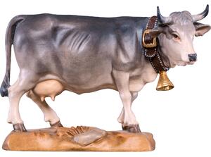 Grey cow wooden decoration