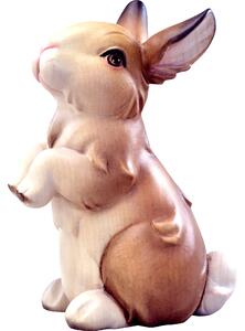 Bunny standing brown wooden decoration