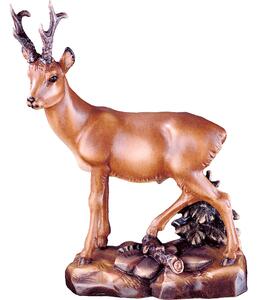 Deer wooden decoration from lime wood