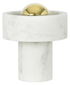 Tom Dixon Stone Portable LED table lamp 28 cm Marble-gold