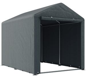 Outsunny 1.6 x 2.2m Garden Storage Shed Tent, with Accessories - Dark Grey