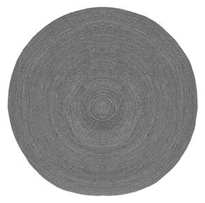 LABEL51 Carpet Jute Round 150x150 cm XL Anthracite