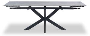 Wickham Grey 170-220cm Extending Industrial Dining Table for 8
