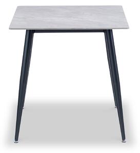 Avril Grey Sintered Stone 75cm Compact Square Dining Table | Roseland