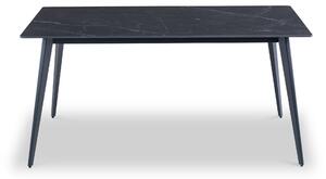 Owen Black Sintered Stone Dining Table for 4-6 | 130cm 160cm | Roseland