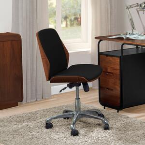 San Francisco Armless Office Chair Walnut