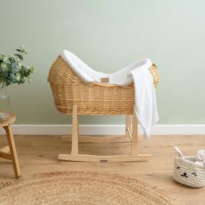 Clair de Lune Organic Noah Pod With Natural Rocking Stand