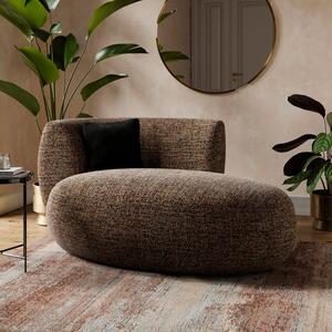 Lozenge Luxe Boucle Bronze Chaise Lounge