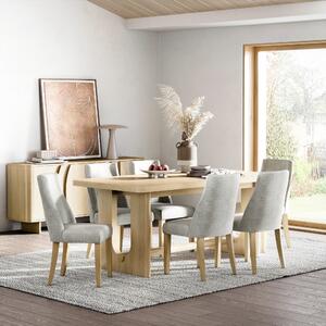 Cara 6-8 Seater Extendable Dining Table Oak