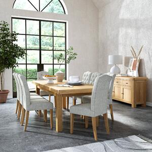 Normandy 6-8 Seater Extendable Dining Table Oak