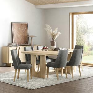 Cara 4-6 Seater Extendable Dining Table Oak