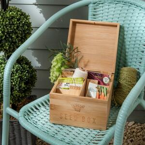 Bamboo Seed Storage Box