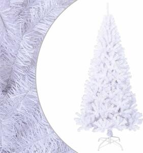 Artificial Christmas Tree with Thick Branches White 210 cm PVC