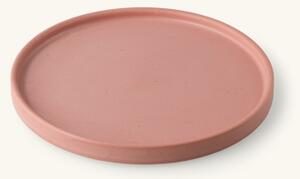 Decorative tray - Stoneware. Ø18 cm. - Nude - Søstrene Grene