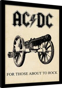 Framed poster AC/DC - for those about to rock